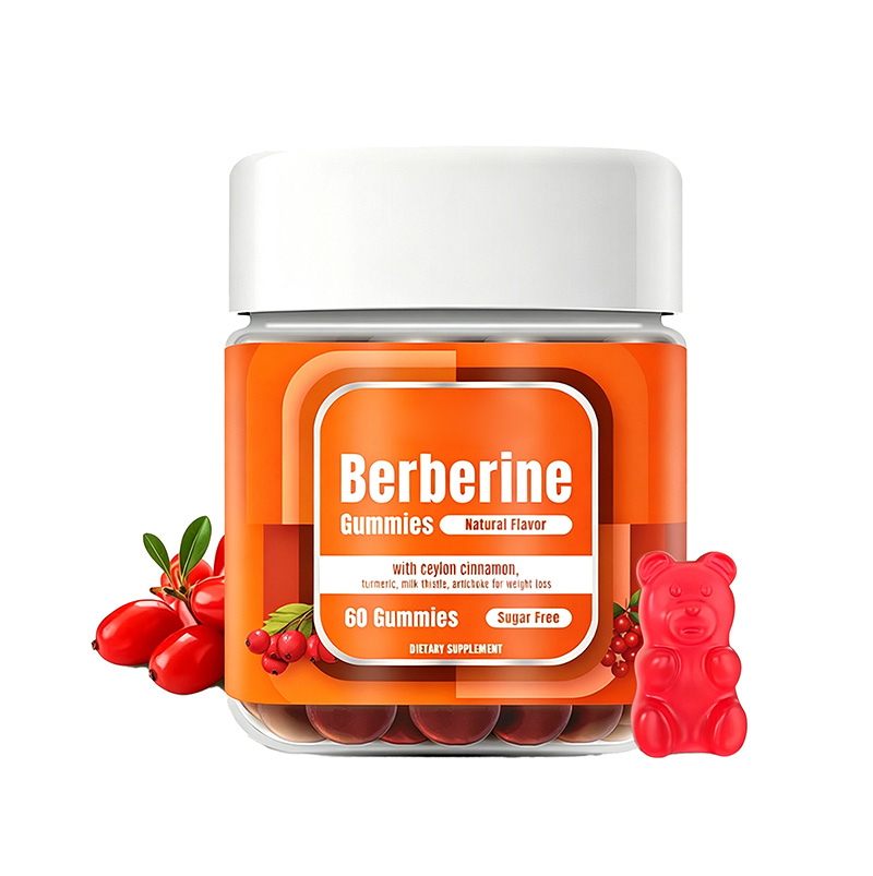 跨境小檗碱软糖锡兰肉桂无糖盐酸小檗碱补充剂Berberine Gummies OEM