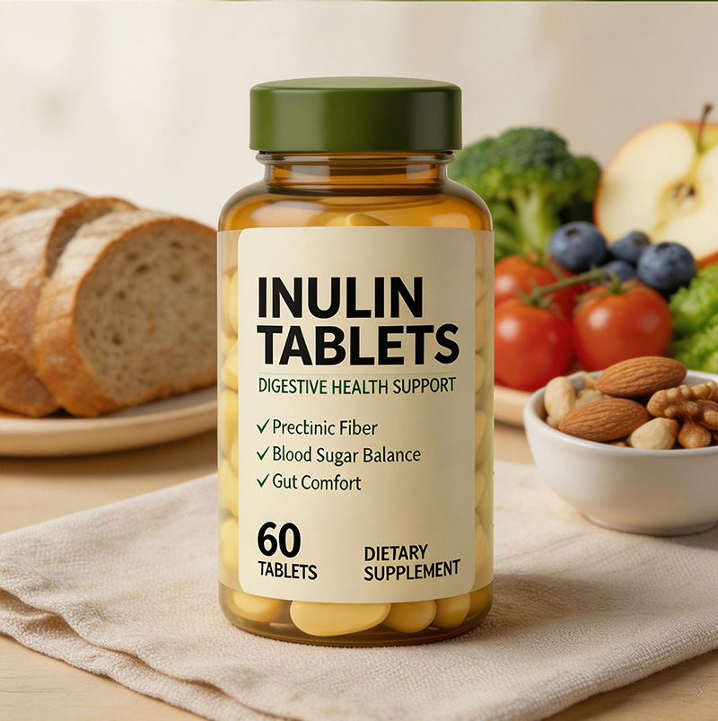 Inulin Tablets Prebiotic Fiber Supplement | INULIN TABLETS OEM Private Label